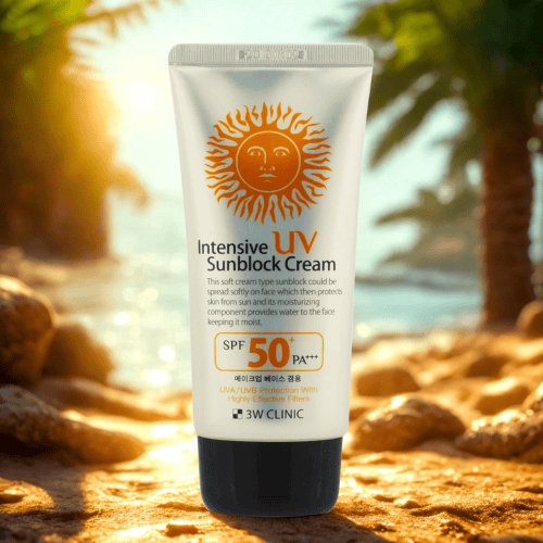 Intensive Sun Block Cream SPF 50+ | Broad Spectrum UVA/UVB Protection