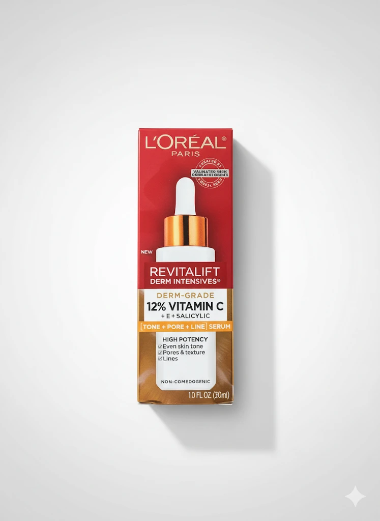 L’Oreal Paris Revitalift Derm Intensives Derm Grade 12% C Serum – 30ml
